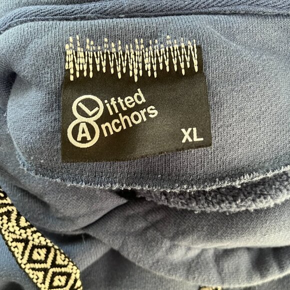 Lifted Anchors Team No Sleep Hoodie Sweatshirt Embroidered Hooded Size XL NEW - Picture 7 of 10